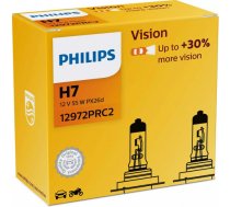 H7 12V 55W PX26d Vision +30% 2GAB. Philips PH 12972PRC2