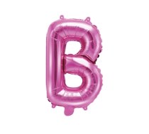 Folijas balons, B, tumši rozā, 35 cm (PD-FB2M-B-006)