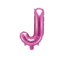 Folijas balons, J, tumši rozā, 35 cm (PD-FB2M-J-006)