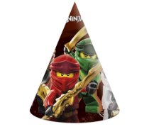 6 gab, Papīra cepurītes Lego Ninjago (GO-92245)