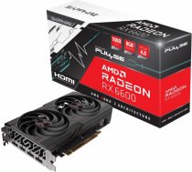 Sapphire Graphics Card AMD Radeon RX 6600 8 GB 128 bit PCIE 4.0 16x GDDR6 Dual Slot Fansink 1xHDMI 3xDisplayPort 11310-01-20G
