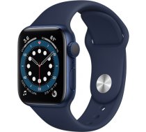 Apple Watch 6 GPS 40mm Sport Band, blue/deep navy MG143EL/A