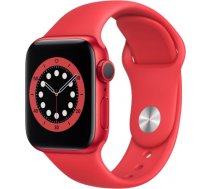 Apple Watch Series 6 GPS 44mm PRODUCT (RED) Aluminium Case With Sport Band - REGULAR           Red MOOM3UL/A
