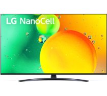 LG NANO763QA, NanoCell, 4K, 55", centra statīvs, melna - Televizors 55NANO763QA.AEU