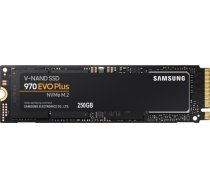 Samsung SSD||970 Evo Plus|250GB|M.2|PCIE|NVMe|MLC|Write speed 2300 MBytes/sec|Read speed 3500 MBytes/sec|MTBF 1500000 hours|MZ-V7S250BW