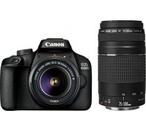 Canon EOS 4000D 18-55mm III + 75-300mm III 9949292116571