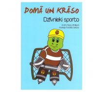 Krāsojamā grāmata Domā un krāso - Dzīvnieki sporto A5 Art. 023904