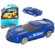 Sacīkšu auto metālisks zils 7.5 cm (5586_3)
