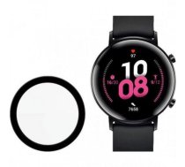 Riff Hot Bending Aizsargstikls priekš Samsung Galaxy Watch 4 ar displeju 40mm ar Melnu rāmīti (RF-TG-SW4-40MM)