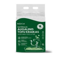 BelCat Tofu Clumping Cat Litter Aloe Vera dabīgi granulēti kaķu pakaiši ar kukurūzas cieti un sojas šķiedrām ar alveju 6l (6973373201364)