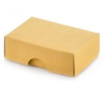 Dāvanu kaste no divām daļām, 80 x 55 x 25 mm, brūna (150-03733)