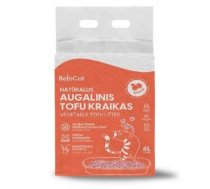 BelCat Tofu Clumping Cat Litter Peach dabīgi granulēti kaķu pakaiši ar persiku maigu aromātu 6l (6972229785720)