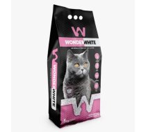 Wonder White Baby Powder Clumping Cat Litter - cementējošās smiltis kaķu tualetēm ar bērnu pūderi 5,9L/ 5kg (8682162004700)