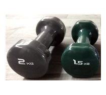 Metāla hantele ar vinila pārklājumu 2.0 kg