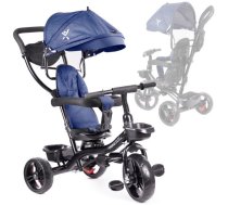 Trike Fix Lite 2in1 Bērnu Trīsritenis ar Rokturi navy blue (6200_1)