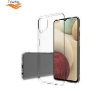 TakeMe Ultra Slim 0.5mm Back Case Samsung Galaxy A12 (A125F) super plāns telefona apvalks Caurspīdīgs (TM-0.5mm-SAA12-TR)