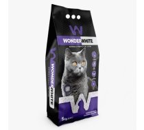 Wonder White Lavender - cementējošās smiltis kaķu tualetēm ar lavandas smaržu 5kg/5,9l (8682162004724)