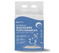 BelCat Tofu Clumping Cat Litter Milk dabīgi granulēti kaķu pakaiši bez smaržas 6l (6972229785713)