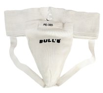 BULLS PE-385 Universāls vīriešu cirkšņa aizsargs balts