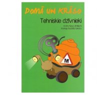 Krāsojamā grāmata Domā un krāso - Tehniskie dzīvnieki A5 Art. 023751