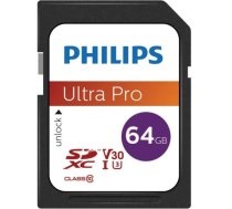 PHILIPS SDXC 64GB Ultra Pro class 10/UHS 3 (FM64SD65B/00)