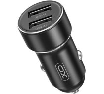 XO CC53 Automašīnas lādētājs 2xUSB 12W (CC53BK)