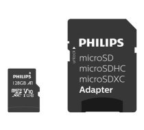 PHILIPS MicroSDHC 128GB class 10/UHS 1 + Adapter (FM12MP45B)