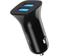 XO CC31 Automašīnas lādētājs 2xUSB 2.4A (CC31BK)