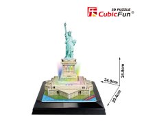 CUBICFUN LED 3D puzle Brīvības statuja (L505H)