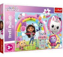 TREFL GABBY´S DOLLHOUSE Maxi puzle, 24 gab. (14353T)