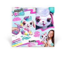 AIRBRUSH PLUSH Plīša DIY komplekts Kucēns ar aerogrāfijas, 26 cm (249CL)