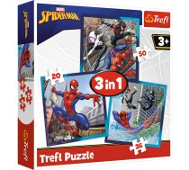 TREFL SPIDER-MAN Pužļu komplekts 3in1 (34874T)