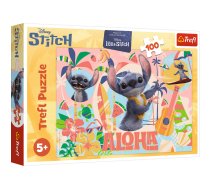 TREFL DISNEY STITCH Puzzle Stitch un draugi, 100 gab. (16495T)