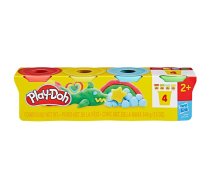PLAY-DOH Plastilīna trauciņi, 4 gab. (G0512)