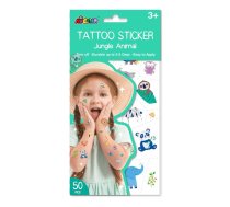 AVENIR Tetovējumu uzlīmes: Džungļu dzīvnieki (TS218144)