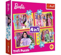 TREFL BARBIE Pužļu komplekts 4in1 (34626T)