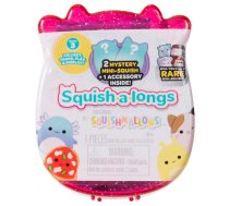 SQUISHMALLOWS SQUISH-A-LONGS figūriņas, 2-paka necaurspīdīgā iepakojumā, 2,5 cm (SQAL0044)