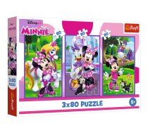 TREFL DISNEY MICKEY MOUSE Pužļu komplekts, 3x80 gab. (34889T)