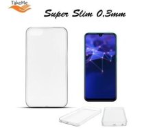 TakeMe Ultra Slim 0.3mm Back Case Huawei P Smart (2019) super plāns telefona apvalks Caurspīdīgs (TM-BSUS-PSM19-TR)
