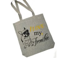 Lina iepirkumu soma [I love my frenchie] (4119)