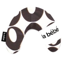 La Bebe™ Mimi Nursing Cotton Pillow Art.17002 Art Deco Black/Silver Pakaviņš spilventiņš 19x46 cm