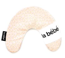 La Bebe™ Mimi Nursing Cotton Pillow Art.3325 Dots Orange Atbalsta pakaviņš spilventiņš 19x46cm ceļojumiem