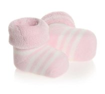 La bebe™ Natural Eco Cotton Baby Socks Art.135036 Rose Dabīgas kokvilnas mazuļu zeķītes/zekes [made in Estonia] Izmērs: 18-19 (11-12cm).