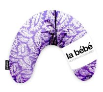 La Bebe™ Mimi Nursing Cotton Pillow Art.41109 Floral violet pakaviņš spilventiņš 19x46cm ceļojumiem