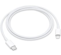 Kabelis Apple USB Type-C Male - Lightning Male 1m White (MUQ93ZM/A)