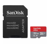 SanDisk Ultra 32GB MicroSDHC + Adapter (SDSQUA4-032G-GN6TA)