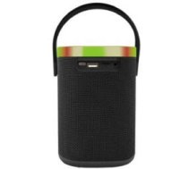 Skaļrunis Gembird Bluetooth LED Speaker SPK-BT-LED-06 Black (SPK-BT-LED-06)