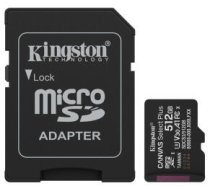 Atmiņas karte Kingston MicroSDXC 512GB Canvas Select Plus (SDCS3/512GB)