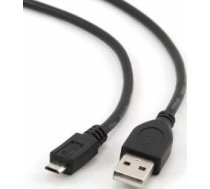 Kabelis Gembird USB Male - MicroUSB Male 3m Black (CCP-MUSB2-AMBM-10)