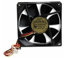 Dzesētājs Gembird 80mm PC case fan FANCASE/BALL (FANCASE/BALL)